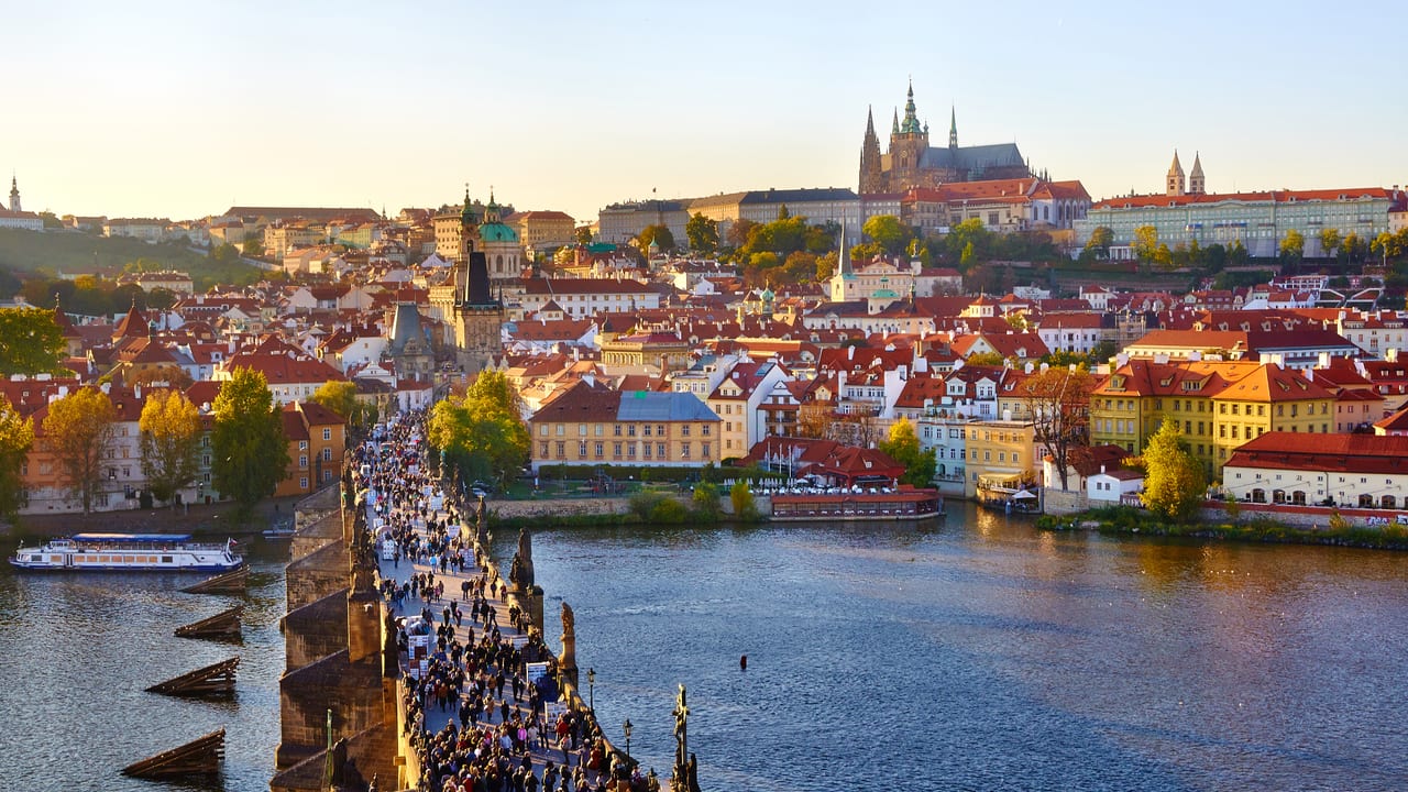 Pizza in Prague