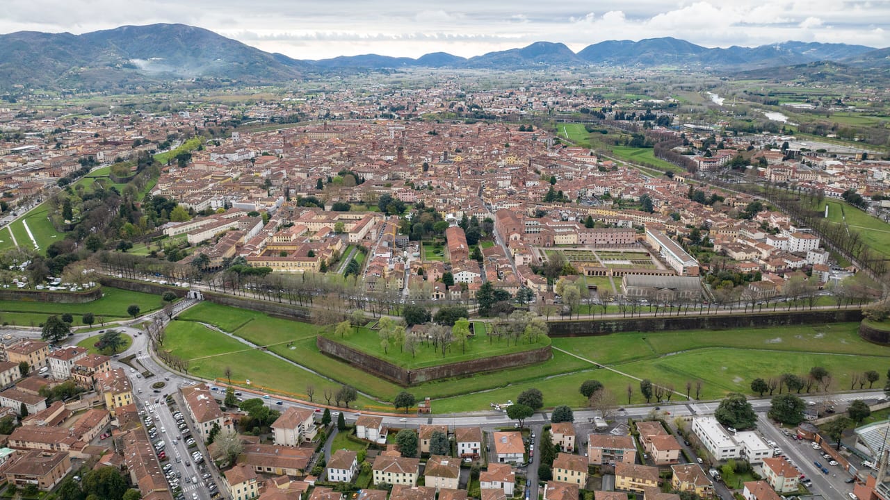 Pizza in Lucca