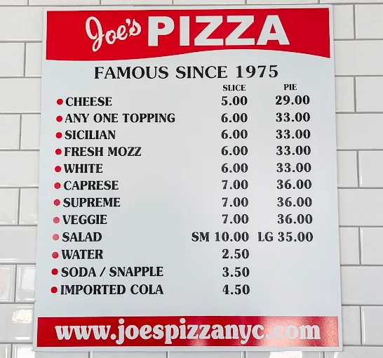 Joe's Pizza NYC, photo 5