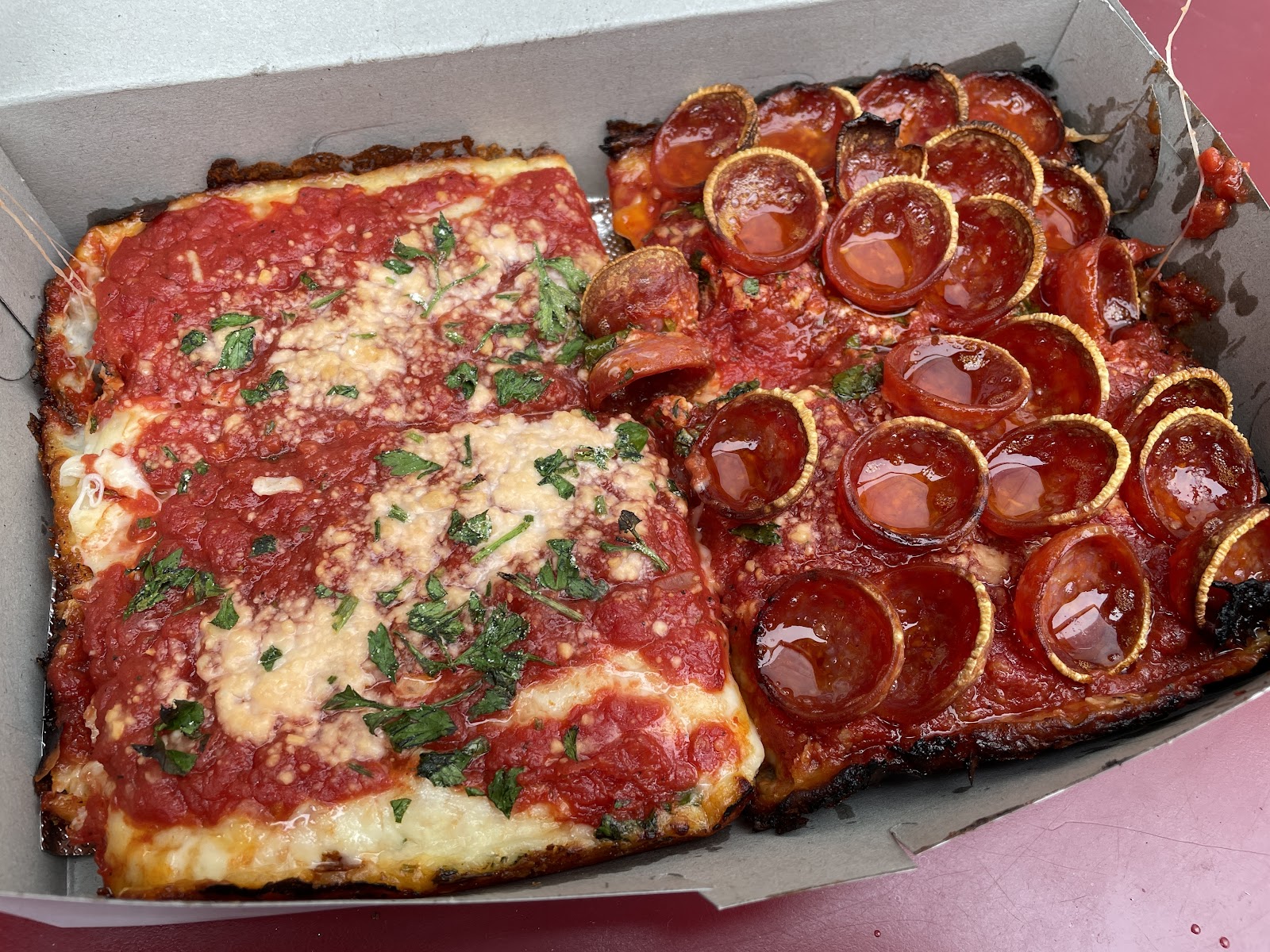Lions & Tigers & Squares Detroit Pizza, photo 4
